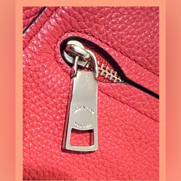 Coach Prairie Leather Satchel Crossbody Strap Lovely Orange Color Excellent Cond - Picture 9 of 17